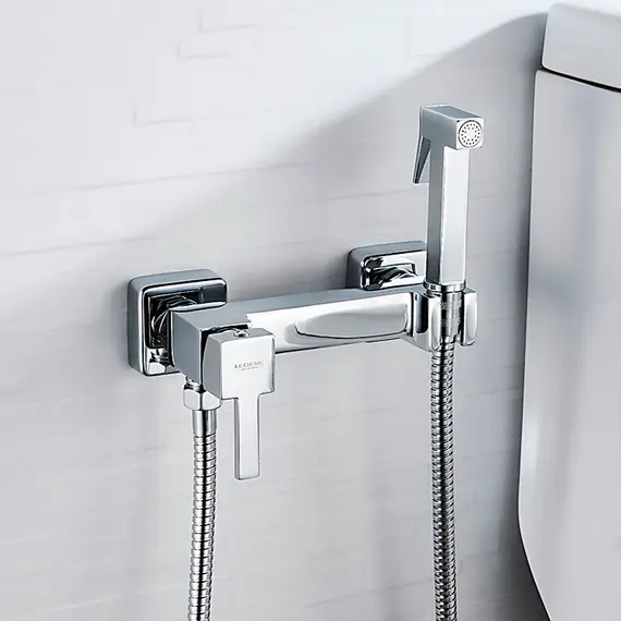 Смеситель с гигиеническим душем Ledeme L5398-7, изображение 9