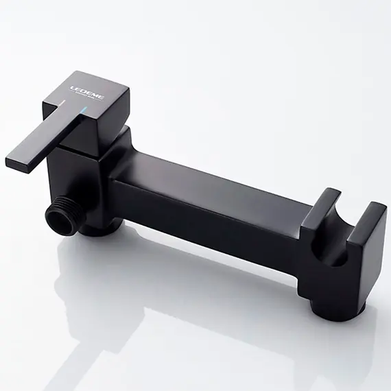 Смеситель с гигиеническим душем Ledeme L5398B-7 черный, изображение 8