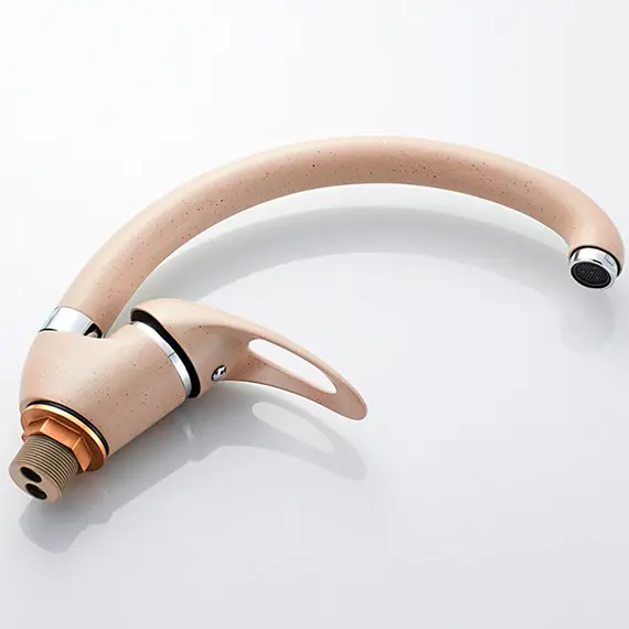 Смеситель для кухни Ledeme L5902M бежевый, изображение 3