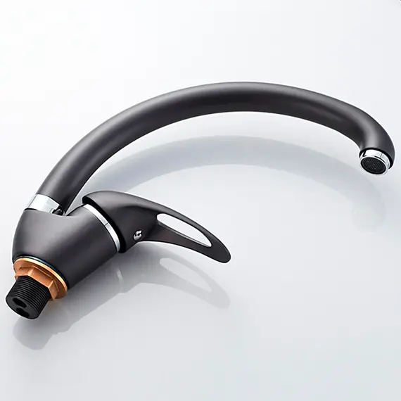 Смеситель для кухни Ledeme L5902U графит, изображение 4