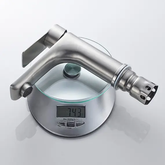 Смеситель для раковины Ledeme L71018 нержавеющая сталь, изображение 10