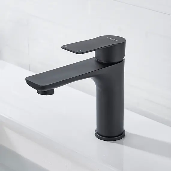 Смеситель для раковины Ledeme L71018B черный, изображение 4