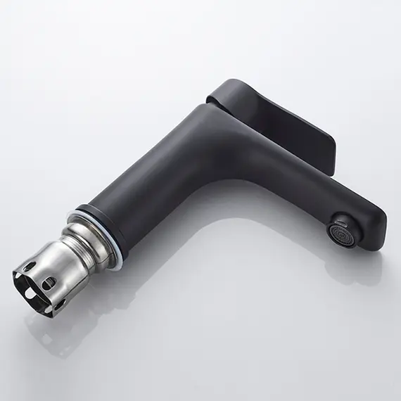 Смеситель для раковины Ledeme L71018B черный, изображение 5