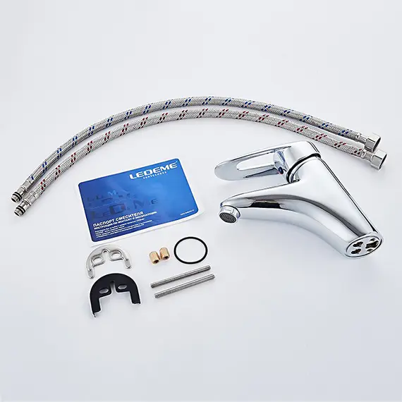 Смеситель для раковины Ledeme H07 L1007 хром, изображение 7