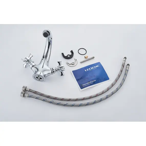 Смеситель для раковины Ledeme H11 L1011 хром, изображение 9