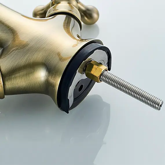 Смеситель для умывальника Ledeme L1019C бронзовый, изображение 10