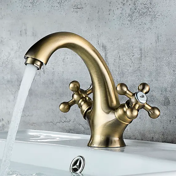 Смеситель для умывальника Ledeme L1019C бронзовый, изображение 5