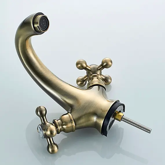 Смеситель для умывальника Ledeme L1019C бронзовый, изображение 6