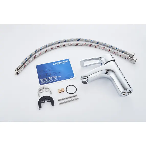 Смеситель для раковины Ledeme H25 L1025 хром, изображение 10