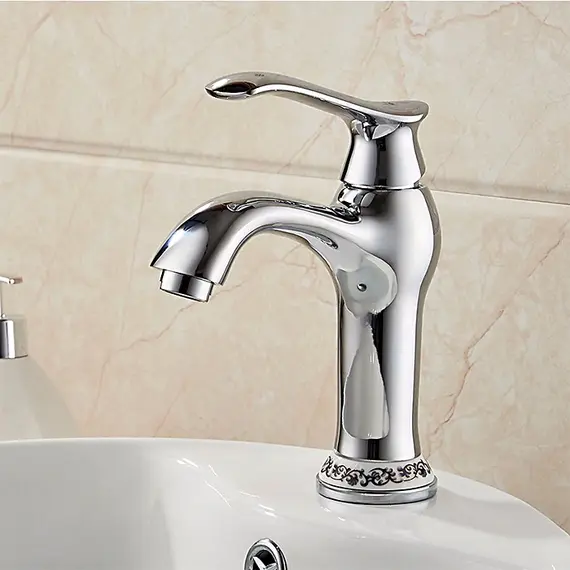 Смеситель для раковины Ledeme К L1041-2 хром керамика, изображение 10