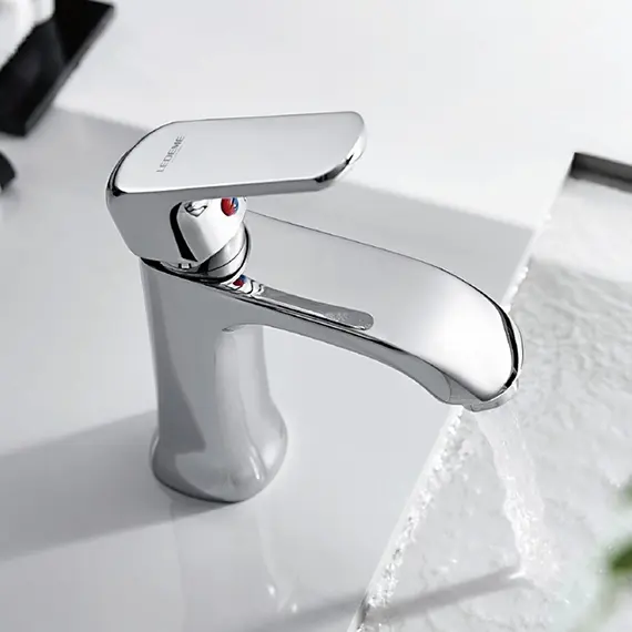 Смеситель для раковины Ledeme H44 L1044 хром, изображение 3