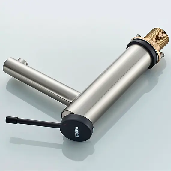 Смеситель для раковины Ledeme H47 L1047A суперсталь/черный, изображение 5