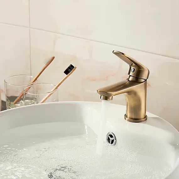 Смеситель для раковины Ledeme H48C L1048C бронзовый, изображение 3