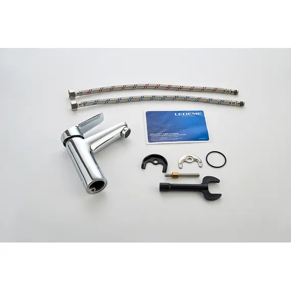 Смеситель для раковины Ledeme L1051 хром, изображение 10