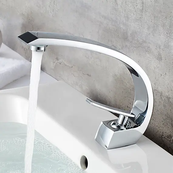 Смеситель для раковины Ledeme L1055-24 хром, изображение 3