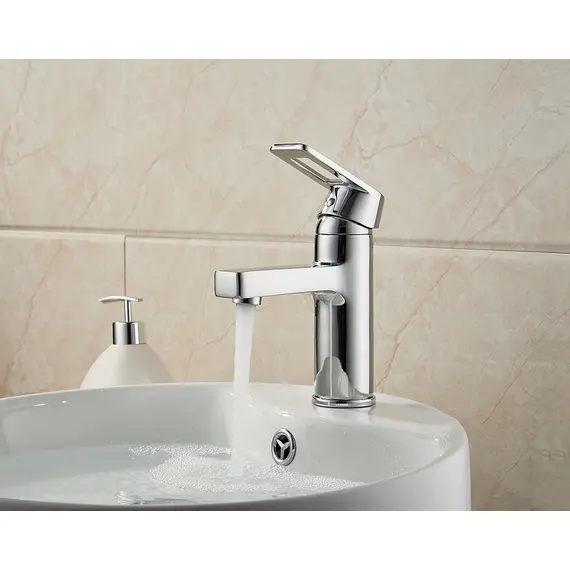 Смеситель для раковины Ledeme H55 L1055 хром, изображение 6