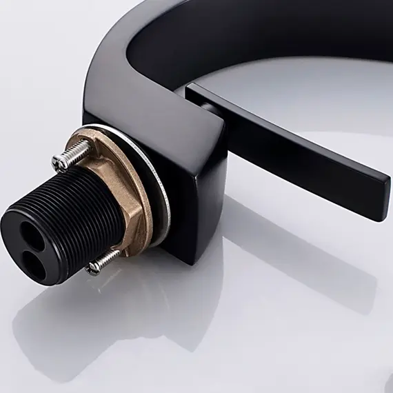 Смеситель для раковины Ledeme L1055B-24 черный, изображение 7