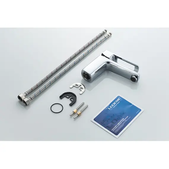 Смеситель для раковины Ledeme H67 L1067 хром, изображение 9