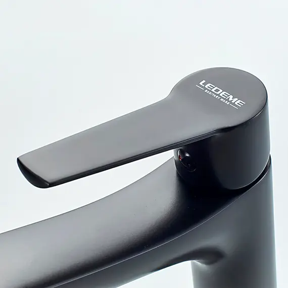 Смеситель для раковины Ledeme H69 L1069B черный, изображение 6