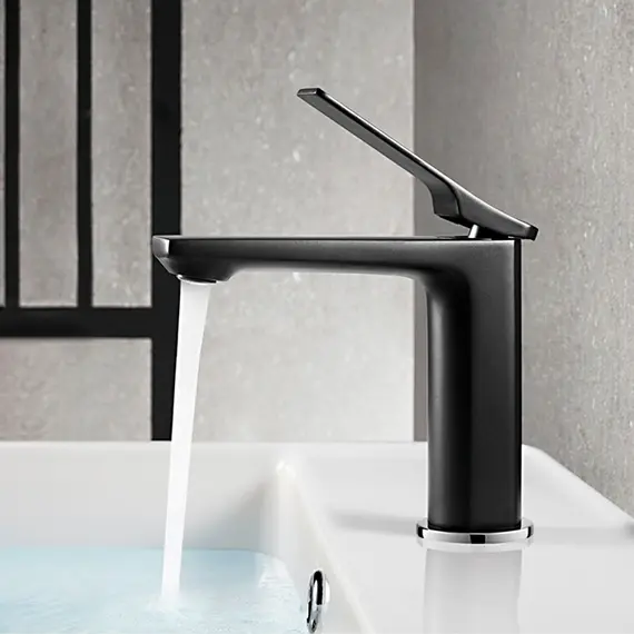 Смеситель для раковины Ledeme H75B L1075B черный, изображение 3