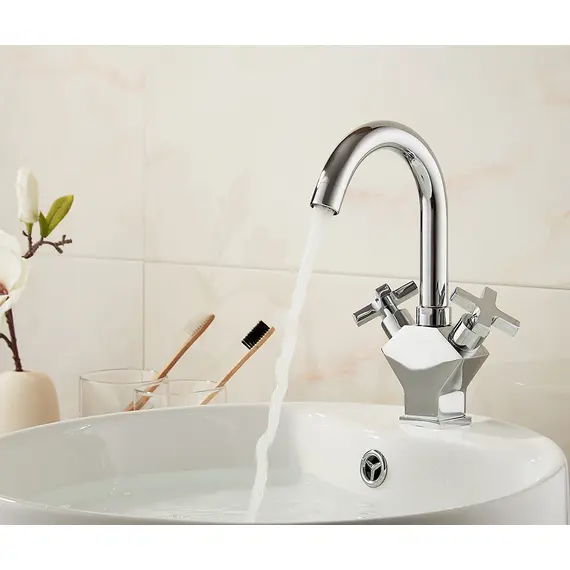 Смеситель для раковины Ledeme H84 L1084-2 хром, изображение 3