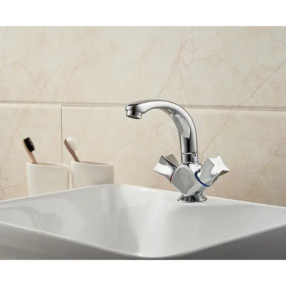 Смеситель для раковины Ledeme H87 L1087-2 хром, изображение 3