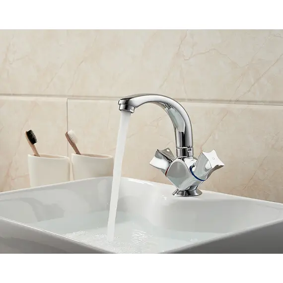 Смеситель для раковины Ledeme H87 L1087-2 хром, изображение 5