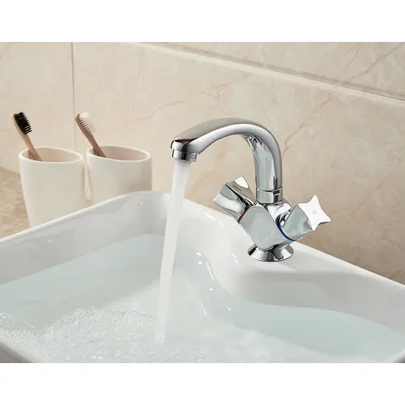 Смеситель для раковины Ledeme H87 L1087-2 хром, изображение 6