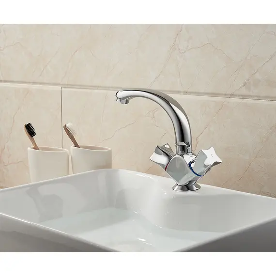 Смеситель для раковины Ledeme H87 L1087-2 хром, изображение 7