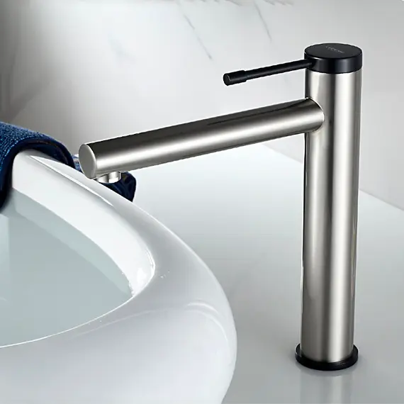 Смеситель для раковины Ledeme H47 L1147A суперсталь/черный, изображение 10