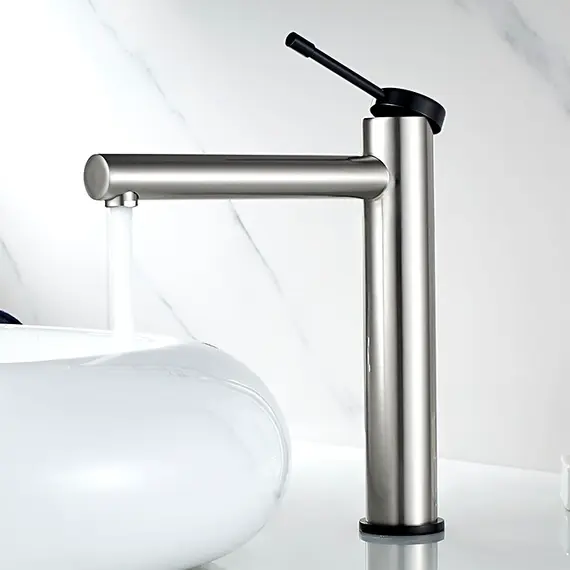 Смеситель для раковины Ledeme H47 L1147A суперсталь/черный, изображение 3