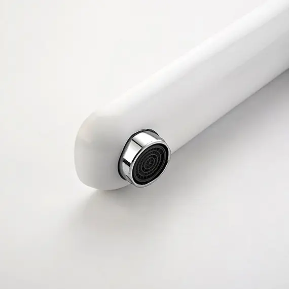 Смеситель на борт ванны Ledeme L1153W белый/хром, изображение 8