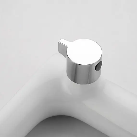 Смеситель на борт ванны Ledeme L1153W белый/хром, изображение 9