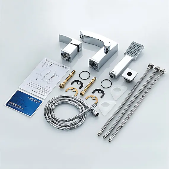 Смеситель на борт ванны Ledeme L1198 хром, изображение 10