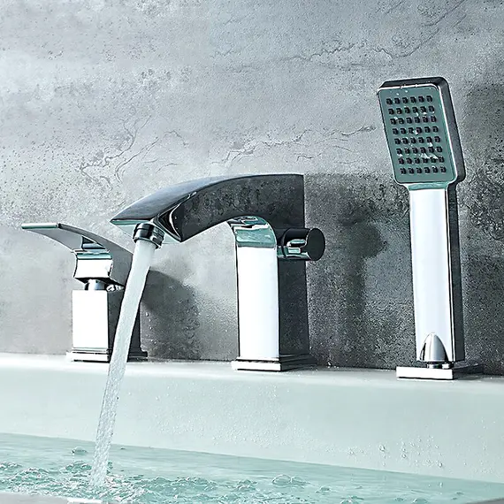 Смеситель на борт ванны Ledeme L1198 хром, изображение 5