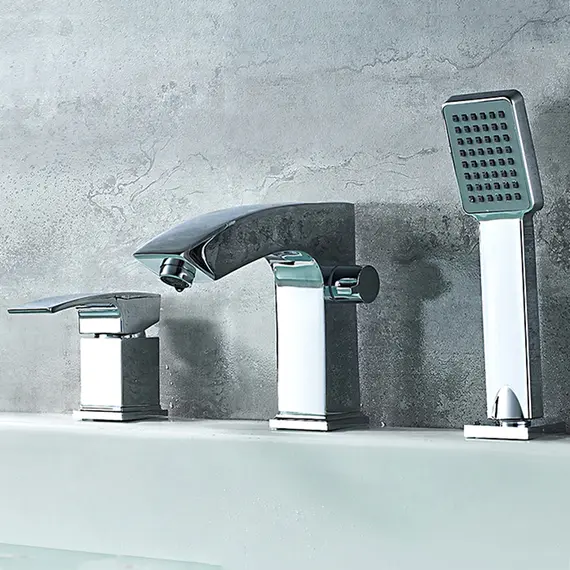 Смеситель на борт ванны Ledeme L1198 хром, изображение 6