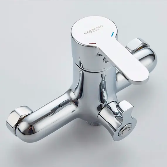 Смеситель для ванны Ledeme L2203 универсальный хром, изображение 4