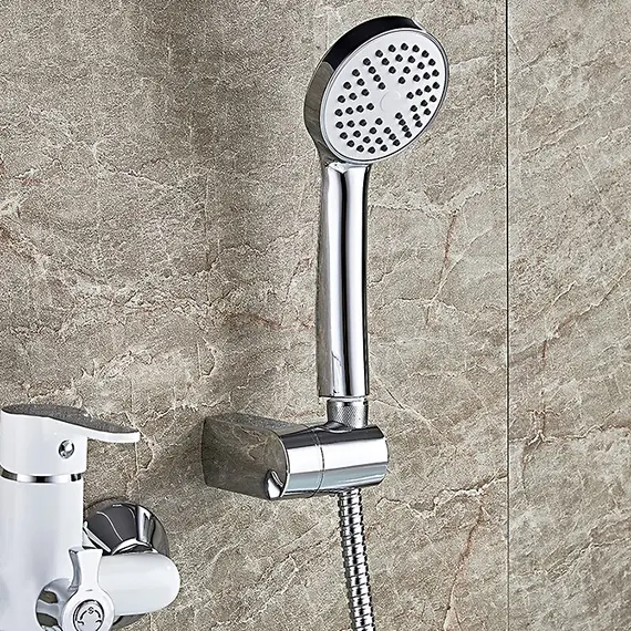 Смеситель для ванны Ledeme L2203W белый универсальный белый/хром, изображение 12