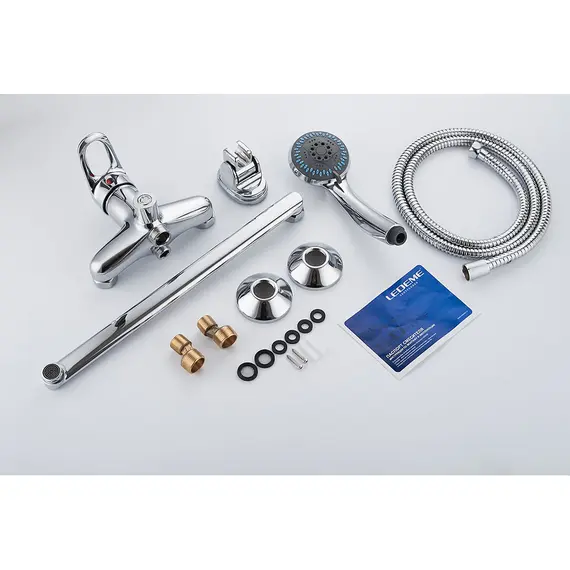 Смеситель для ванны Ledeme H04 L2204 хром, изображение 12