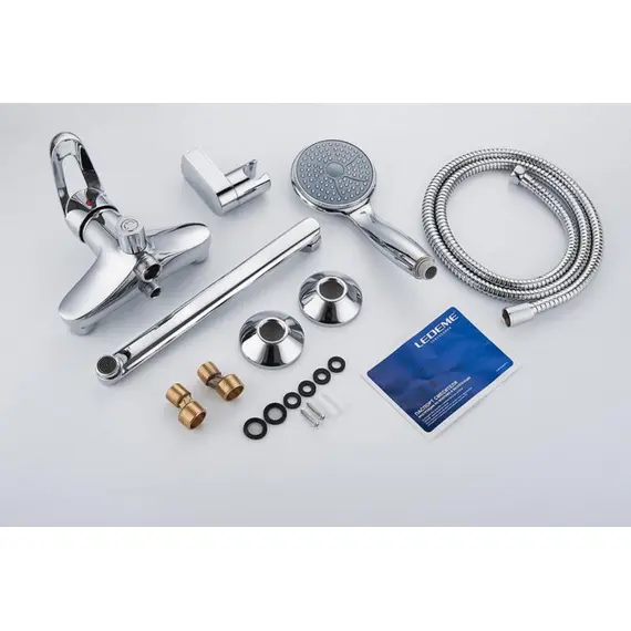 Смеситель для ванны Ledeme H07 L2207 хром, изображение 13
