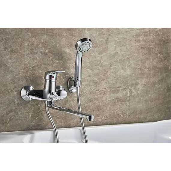 Смеситель для ванны Ledeme H25 L2225 хром, изображение 4