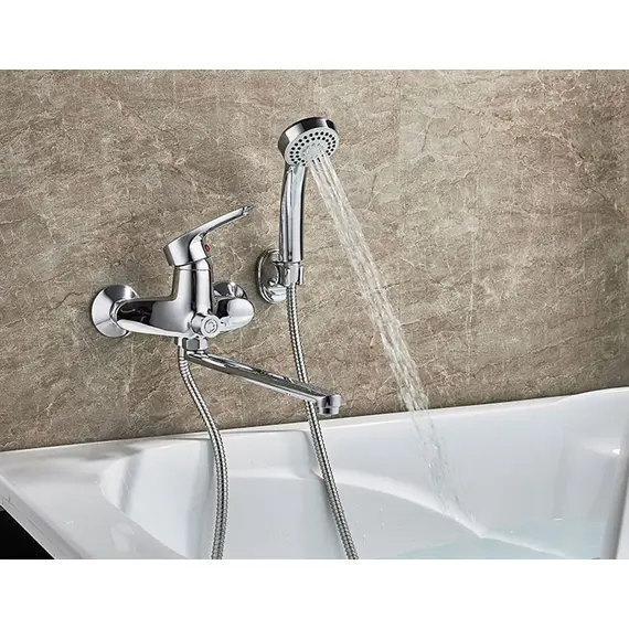 Смеситель для ванны Ledeme H25 L2225 хром, изображение 5