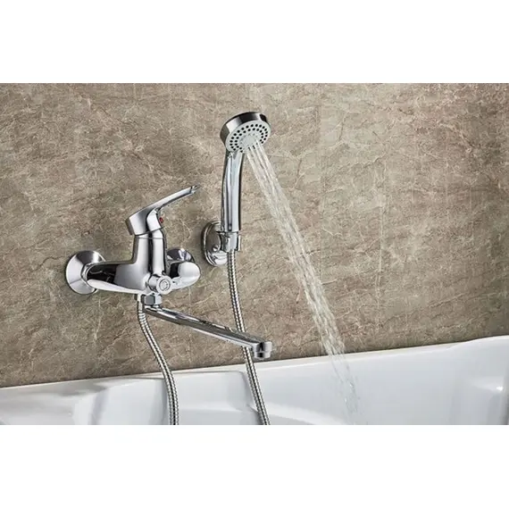 Смеситель для ванны Ledeme H25 L2225 хром, изображение 6