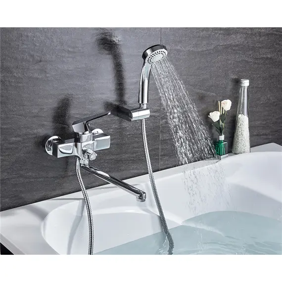 Смеситель для ванны Ledeme H30 L2230 хром, изображение 8