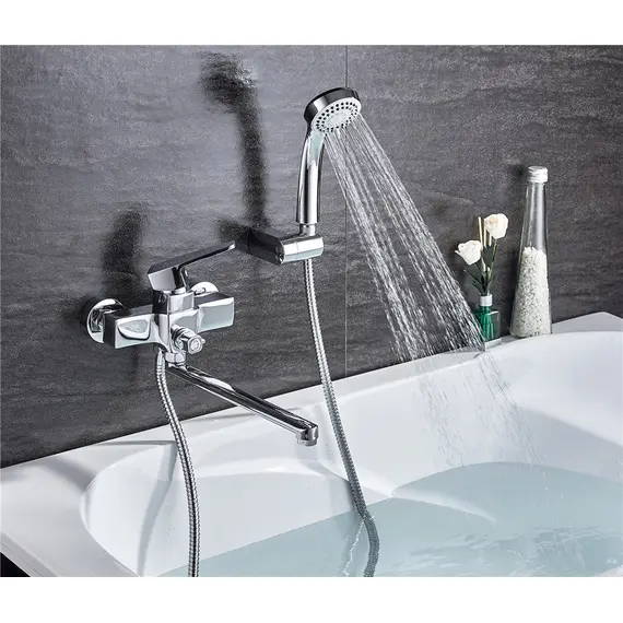 Смеситель для ванны Ledeme H30 L2230 хром, изображение 9