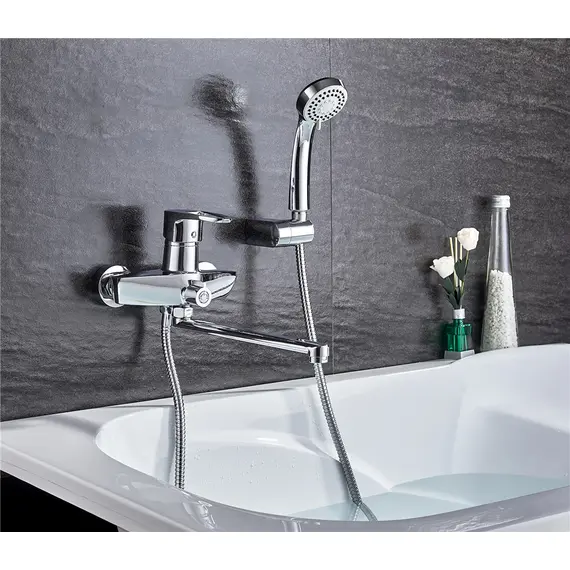 Смеситель для ванны Ledeme H57 L2257 хром, изображение 2