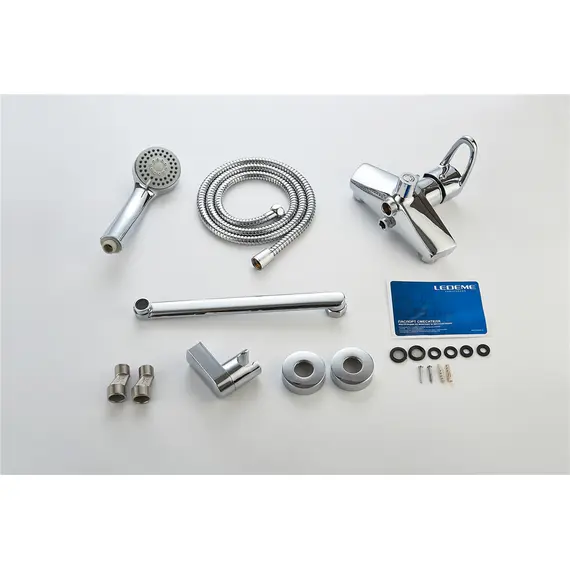 Смеситель для ванны Ledeme H57 L2257 хром, изображение 13