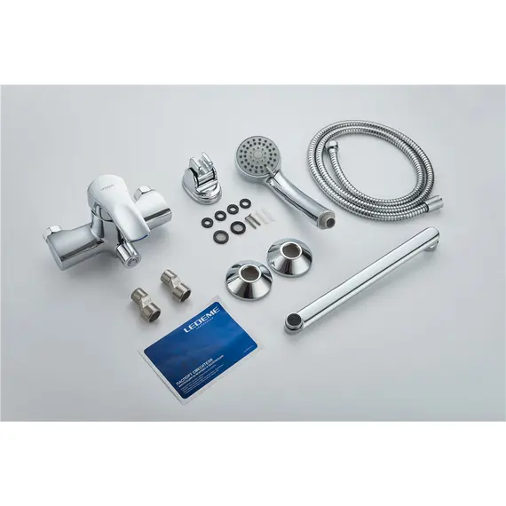 Смеситель для ванны Ledeme H64 L2264 хром, изображение 14