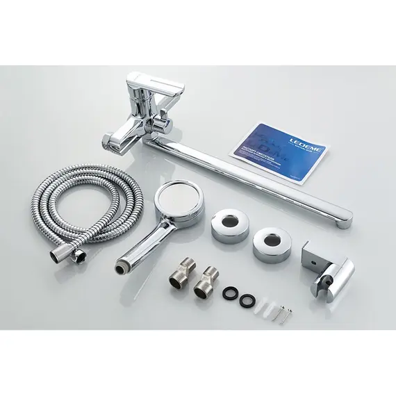 Смеситель для ванны Ledeme H66 L2266 хром, изображение 10