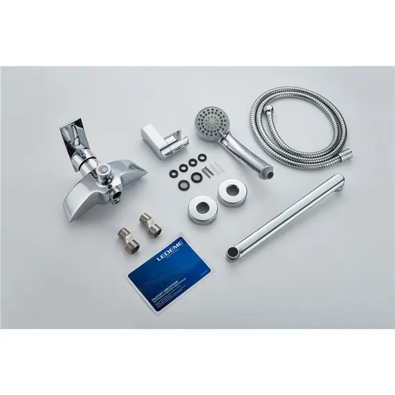 Смеситель для ванны Ledeme H70 L2270 хром, изображение 13